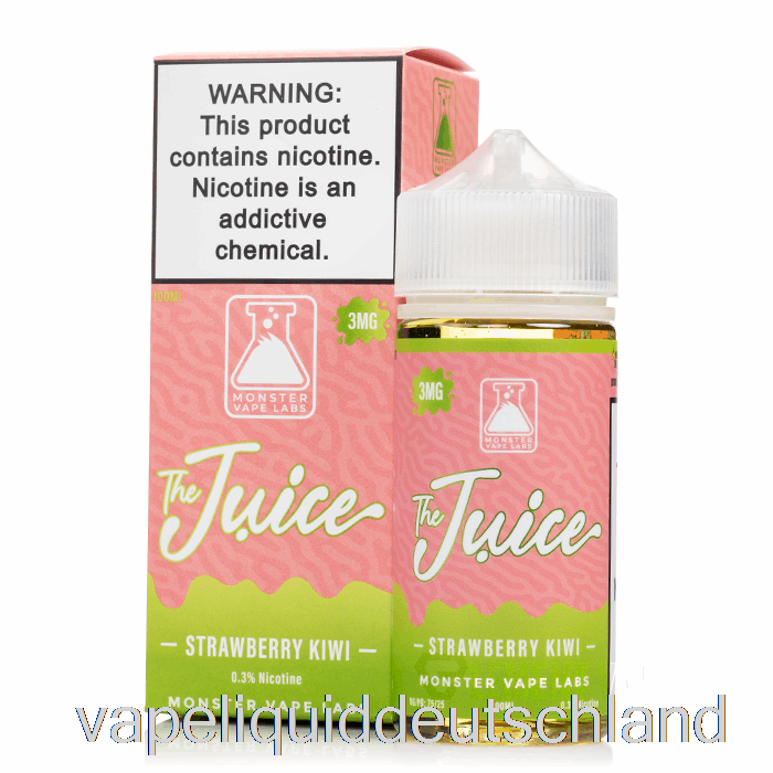 Erdbeer-Kiwi – Der Saft – 100 Ml 0 Mg Vape-Flüssigkeit